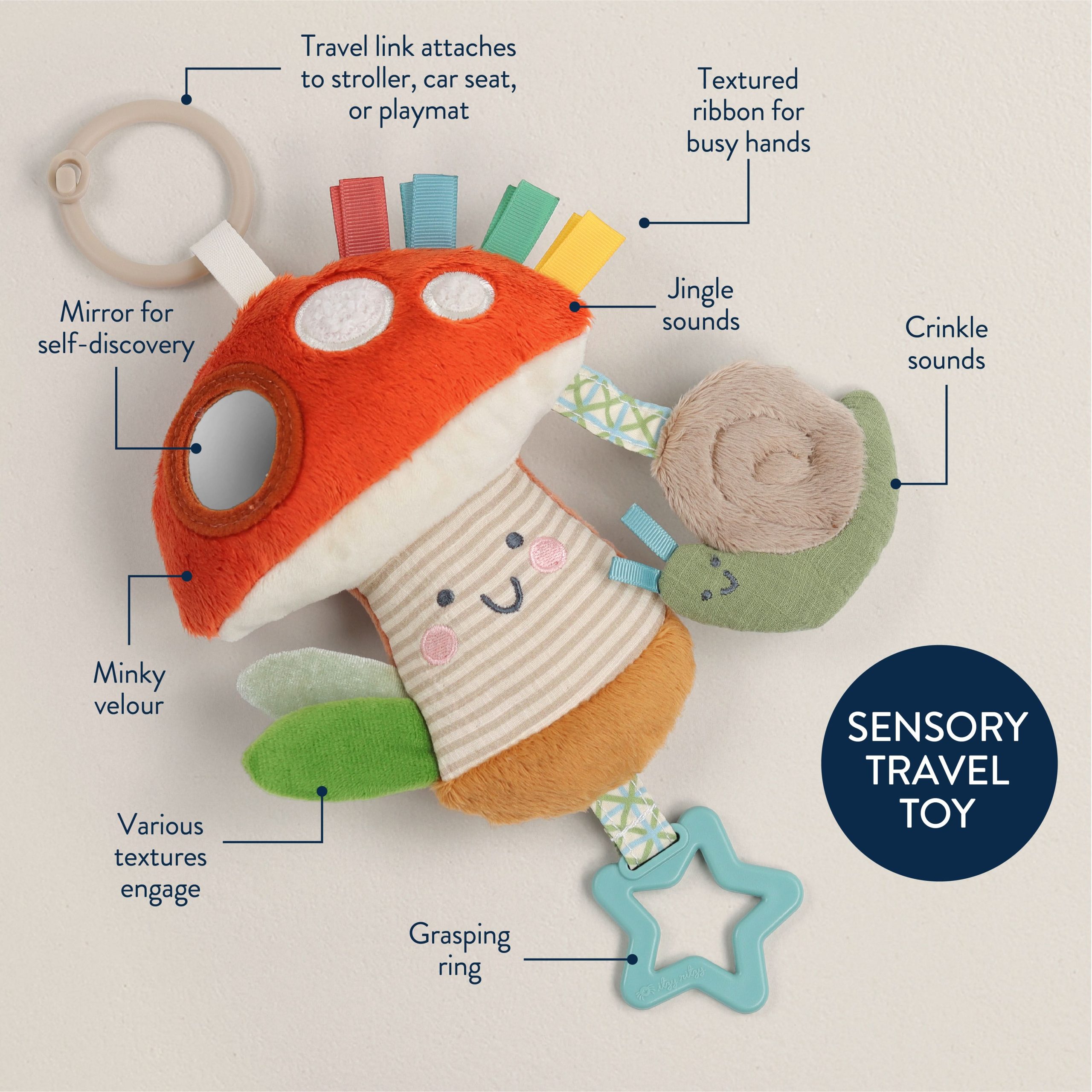 Bitzy Traveler™ Developmental Sensory Toy - Image 23